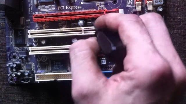 Разбор материнской платы ECS