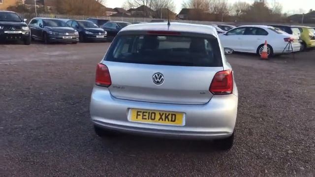 FE10XKD VOLKSWAGEN POLO SE 85 5 DOOR HATCHBACK SILVER PETROL 2010 смотреть онлайн