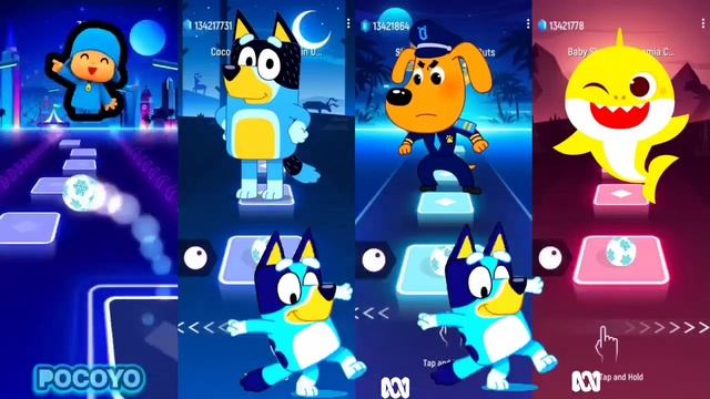 Skibidi Toilet vs Fuse Oddbods vs Pocoyo vs Blippi Cartoon | Tiles Hop Coffin Dance Song смотреть онлайн