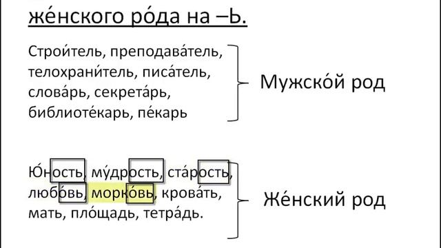 Free Russian language courses for foreigners. Lesson 40 Masculine and feminine nouns with Ь смотреть онлайн