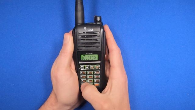 How to delete a memory frequency in the Icom A16 aviation radio with Bluetooth смотреть онлайн