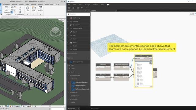 Bimorph Nodes v2.2 Element.IntersectsSolid | Dynamo BIM Package смотреть онлайн
