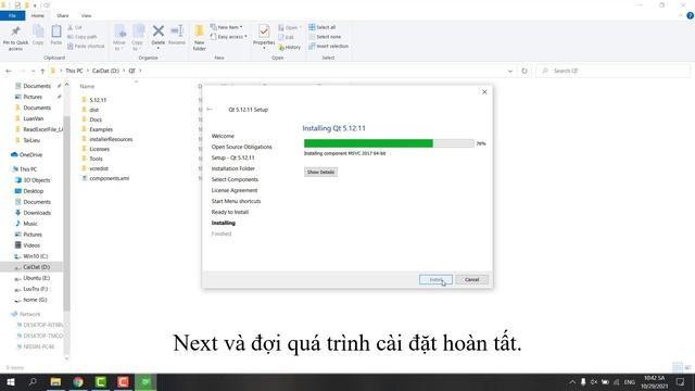 Install QT on Windows, opencv with QT. смотреть онлайн