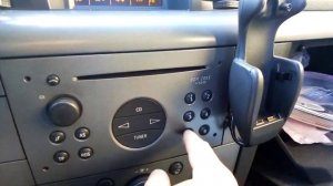 Разблокировка CDR магнитолы Опель Вектра С 2004 год