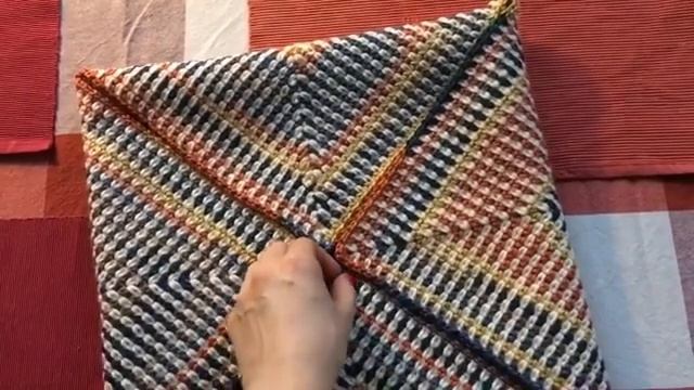 Вяжем наволочку для подушки: как сложить подушку по принципу конверта смотреть онлайн