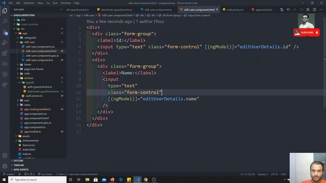 61. Implementing CanDeactivate Route Guard in the real-time scenario for the component - Angular. смотреть онлайн
