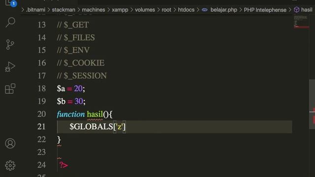 Variable superglobal : Globals di Php#26 смотреть онлайн