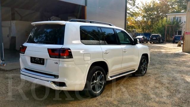 Рестайлинг Toyota Land Cruiser 200 в 300 NEW версия ( белый ) #landcruiser200 #рестайлинг #lc200