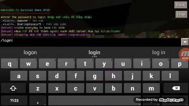How to Login in Server Prison
