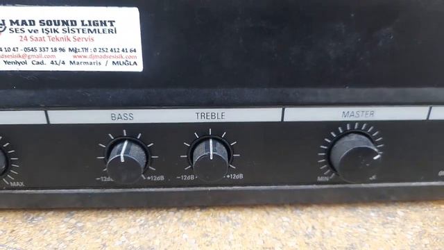 Inter m A120 Public Address Amplifier By DJ MAD SOUND LIGHT SYSTEM MARMARİS TÜRKİYE смотреть онлайн