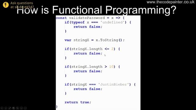 Functional Programming with JavaScript - talk by Simon Painter смотреть онлайн