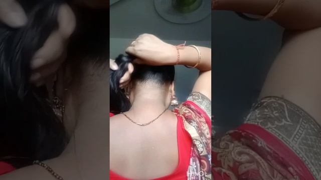 try this hairbun hairstyle #videos #hairstyle #hairbun #shortsyoutube #short смотреть онлайн