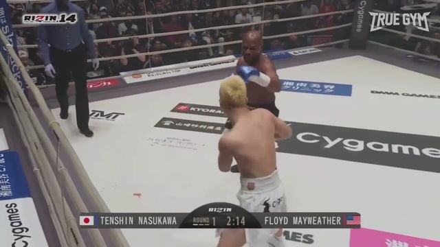 Флойд Мейвезер против Теншина Нацукава полный бой / Floyd Mayweather vs Tenshin Nasukawa FULL FIGHT смотреть онлайн