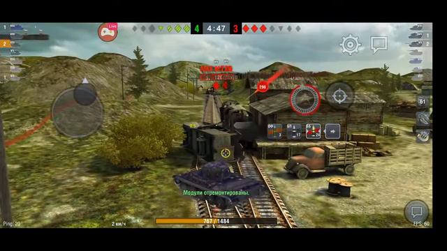 World of Tanks Blitz Тень в рандоме.🎮🌌🦇 смотреть онлайн