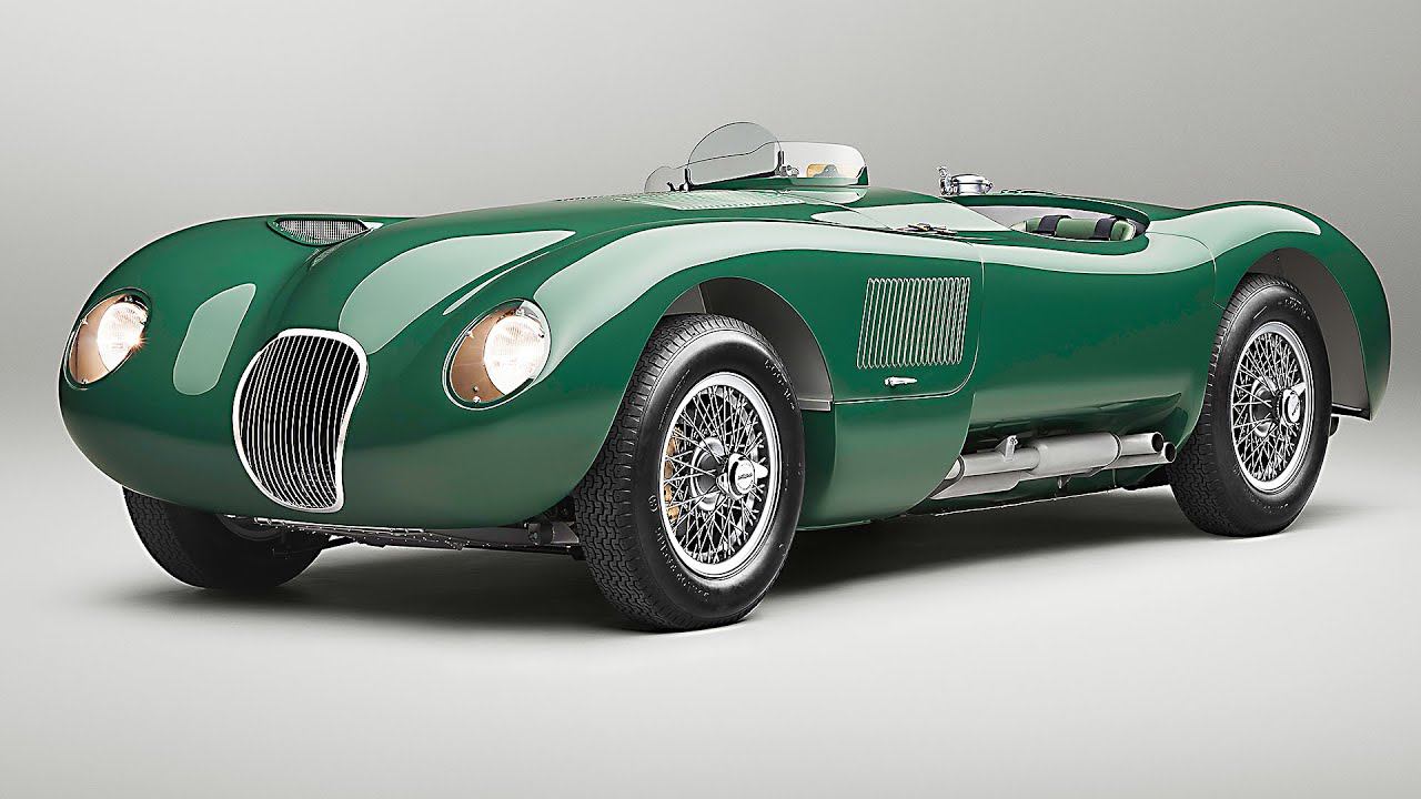 Jaguar C Type Continuation - Экстерьер Интерьер Звук! смотреть онлайн