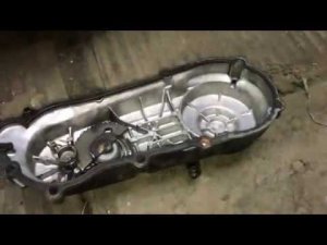 #af20blog Дневник Honda Lead 50 af20 - 3 - Смотрю вариатор, масло в редуктор