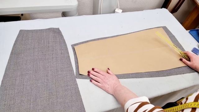 Как раскроить юбку 4 КЛИНА с подкладкой.Часть Nr 1. Снимаем мерки, строим выкройку и кроим на ткани смотреть онлайн