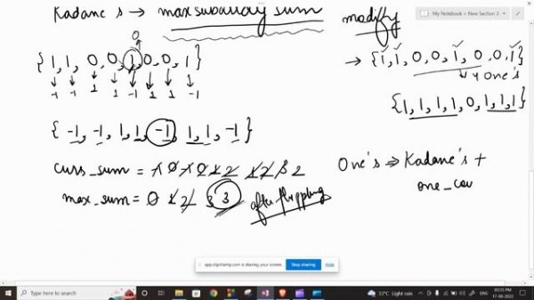 Flip Bits Full explanation with Code | Kadane's Algorithm |Arrays |DP