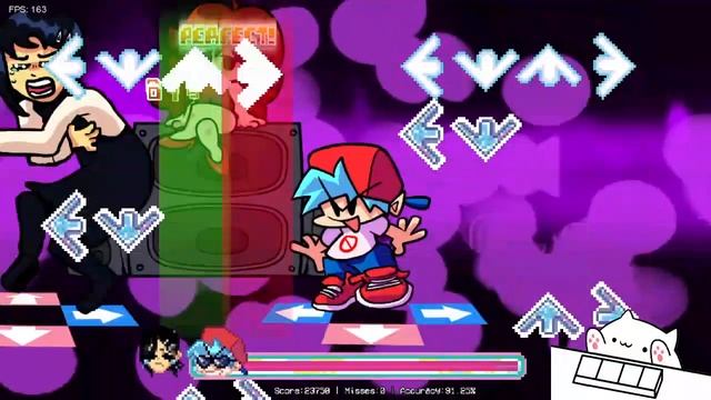 Friday Night Funkin' Bongo Cat plays Chainsaw Dance Mod Hard Mode! смотреть онлайн