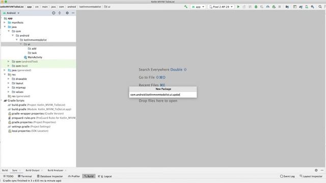 Part1 - Kotlin MVVM ToDoList - Libraries and TaskEntry for Room Database смотреть онлайн
