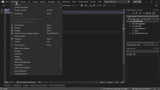 JSON & XML Strings / Objekte in C# oder VB.NET Klassen umwandeln / konvertieren - mit Visual Studio смотреть онлайн