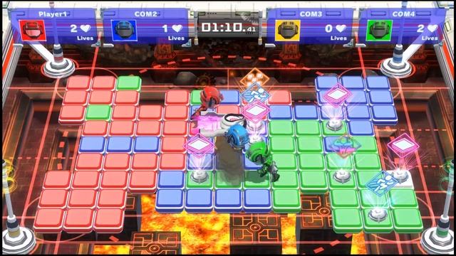 Flip Wars - Life Battle on Red Coliseum - Beam Cannon [Nintendo Switch] смотреть онлайн