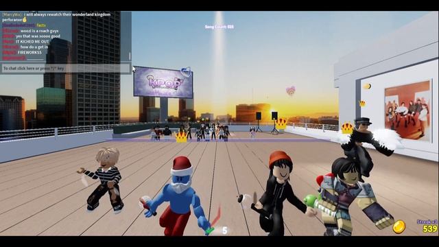 I MET A ROBLOX ADMIN IN A KPOP GAME (Kpop random play dance) смотреть онлайн