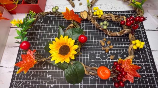 Fall decor for door / Декор на дверь из природных материалов / Укрась свой дом к осени смотреть онлайн