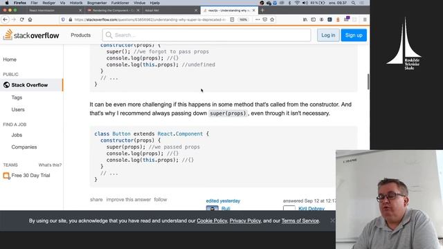 Frameworks 52 - super props - deprecated смотреть онлайн