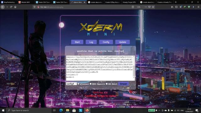 Cara Menggunakan XDERM MINI GUI Secara Lengkap Metode ssh Trojan dan Vmess смотреть онлайн