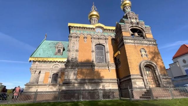 Колокольный звон в церкви Марии Магдалины в Дармштадте. смотреть онлайн