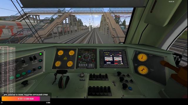 RTrainSim Мультиплеер MDD RTS на ЭП1М с пассажирским По маршруту: Кубань