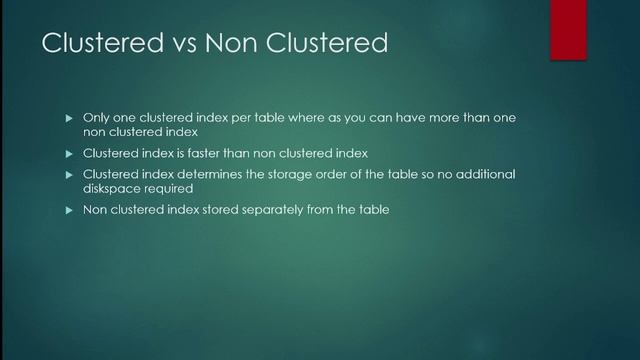 SQL Server Interview Questions | Difference between Clustered and Non Clustered Index? | Malayalam смотреть онлайн