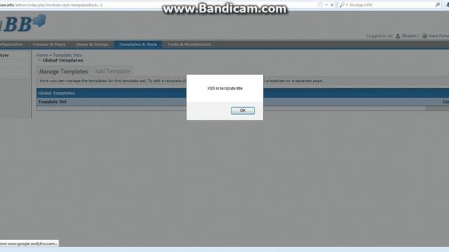 Persistent XSS in MyBB 1.6.10 смотреть онлайн
