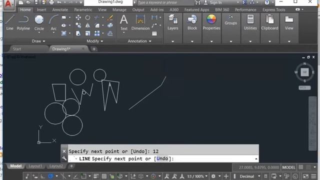 #7 AutoCAD 2016 Additional Angles and Polar Coordinates смотреть онлайн