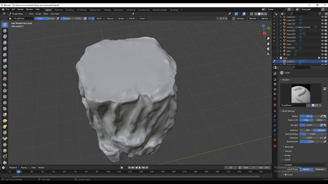 How to Sculpt with Alpha Maps in Blender | Blender Tutorial | Sculpting in Blender смотреть онлайн