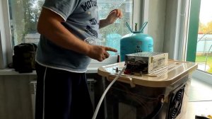 Кондиционер от аккумулятора 12 вольт для похода, жизнь в палатке