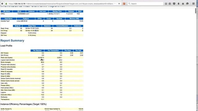 Oracle Performance Tuning - Oracle Enterprise Manager - Reading AWR Reports смотреть онлайн