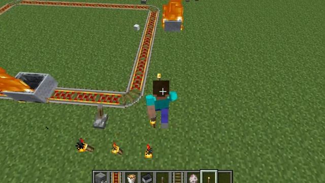 Minecraft как зажечь вагонетку смотреть онлайн