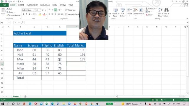 How To ADD Numbers In Microsoft Excel | Beginners Module 2 | Filipino смотреть онлайн