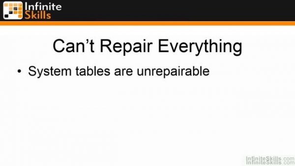 Microsoft SQL Server 70-462 Tutorial | DBCC CHECKDB