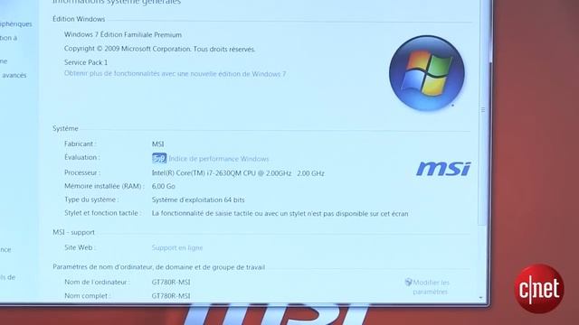 MSI Pc portable GT780 смотреть онлайн