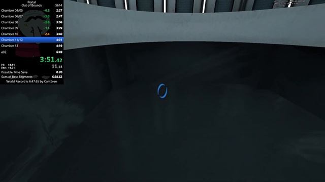 Portal Any% Speedrun in 6:42 (Former World Record) смотреть онлайн