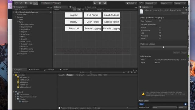 Google Login in Unity for iOS & Android смотреть онлайн