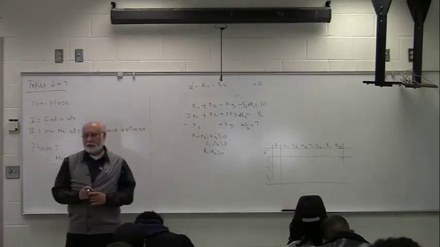 Simplex Method: Two-phase Technique (Class Lecture) смотреть онлайн