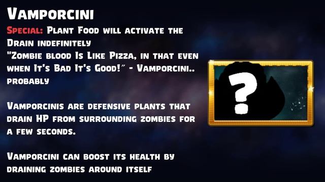 Vamporcini - New Plant in Plants vs Zombies 2 10.0.1 смотреть онлайн