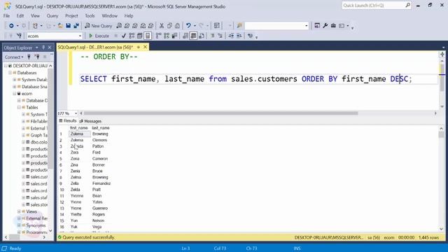 FREE SQL tutorial for data science - SQL Order By Clause | SQL Tutorial смотреть онлайн