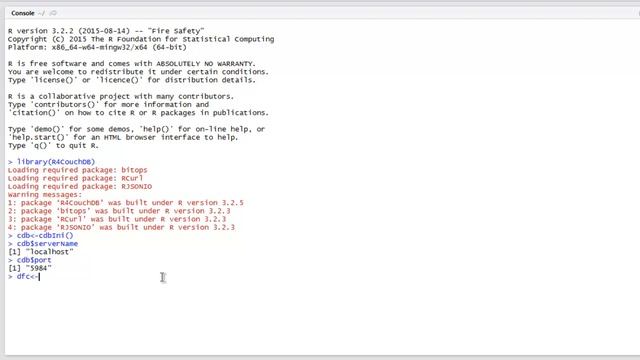 Connect to CouchDB Database in R смотреть онлайн