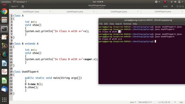 Super Keyword in Java Part 2 | Super Keyword in Inheritance Java | Method Overriding in Java смотреть онлайн