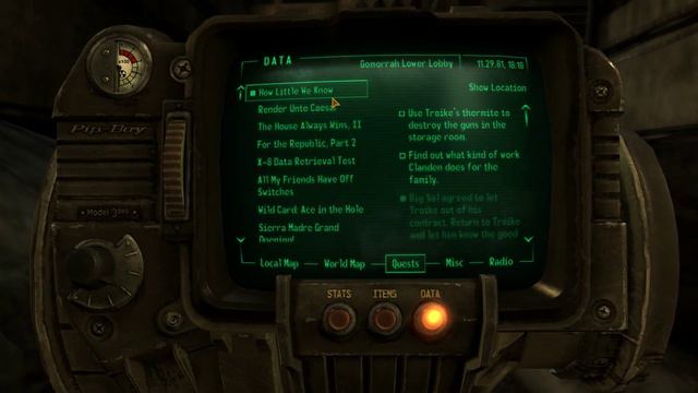 Fallout New Vegas: Stealth Build Playthrough - Part 39: How to get Pimp-Boy 3 Billion! смотреть онлайн